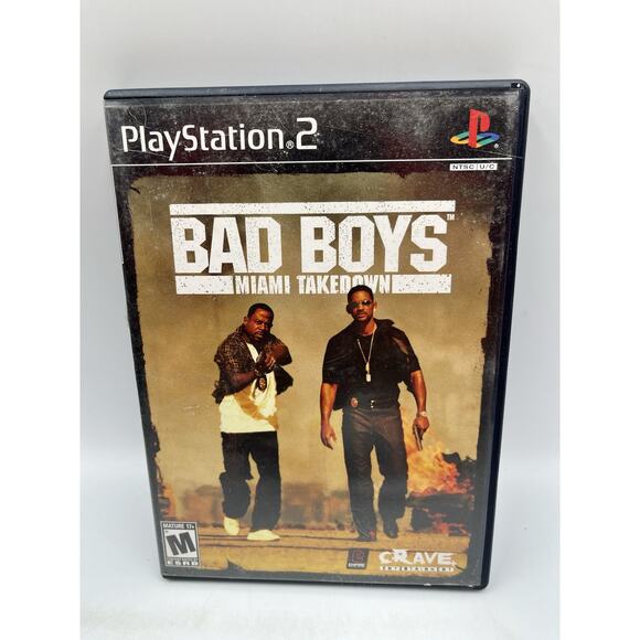 Bad Boys Miami Takedown (Sony PlayStation 2, 2004) Complete w/ Manual - Tested - Picture 1 of 7